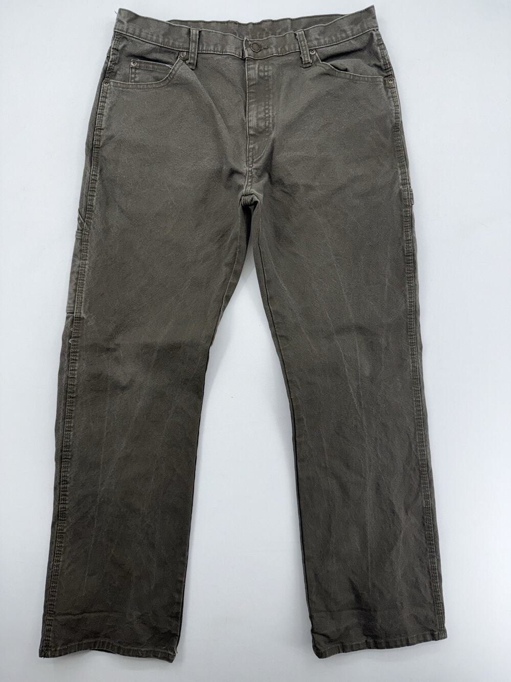 Dickies Carpenter Straight Leg Men’s Pants Grey Size 34x32 Workwear Y2K